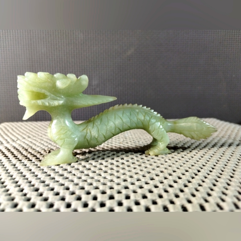 Green Dragon Home Art Sculpture